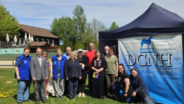 Ausstellung der Nordischen Hunde in der Windhundarena